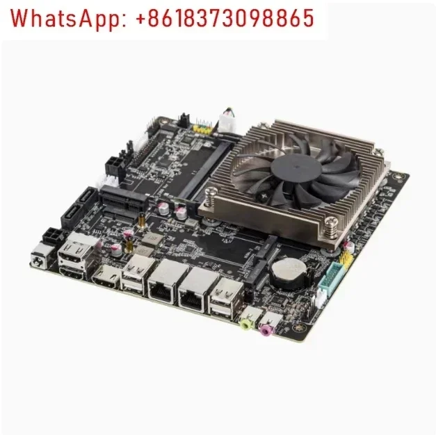 Motherboard itx mini AMD Ryzen R5 R7 5825U 17*17, motherboard NAS kontrol industri semua dalam satu