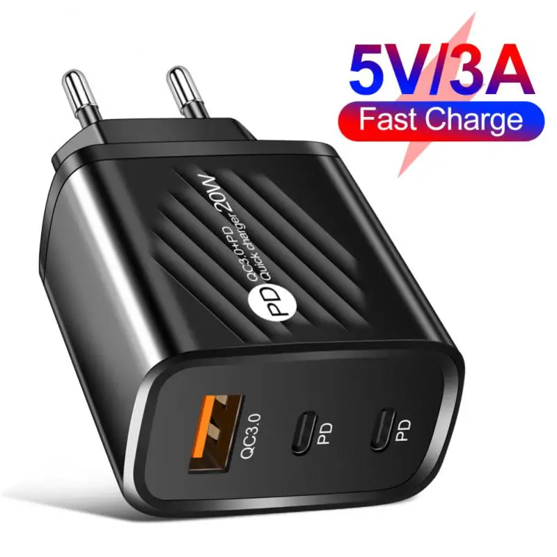 20W USB C Charger Fast Charging Type C Digital Display Phone Charge Adapter USB C Wall Charger ﻿