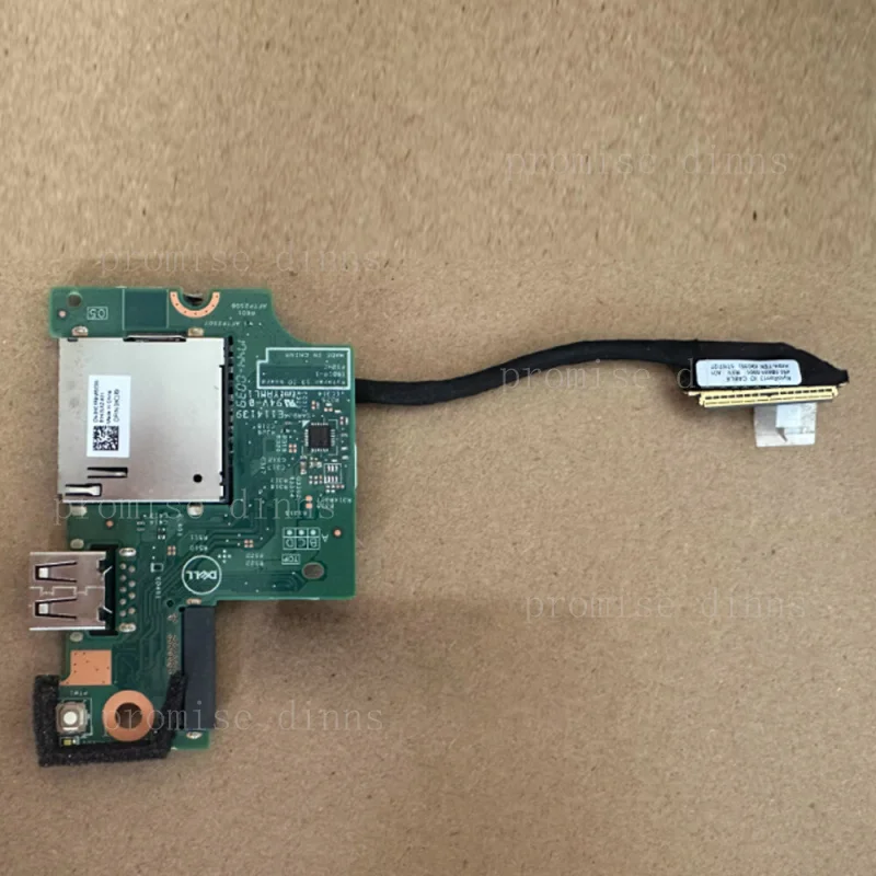 M  FOR Dell Inspiron 7370 7373 7380 USB SD Card Small Switch Board 0C86YY 03MFMX