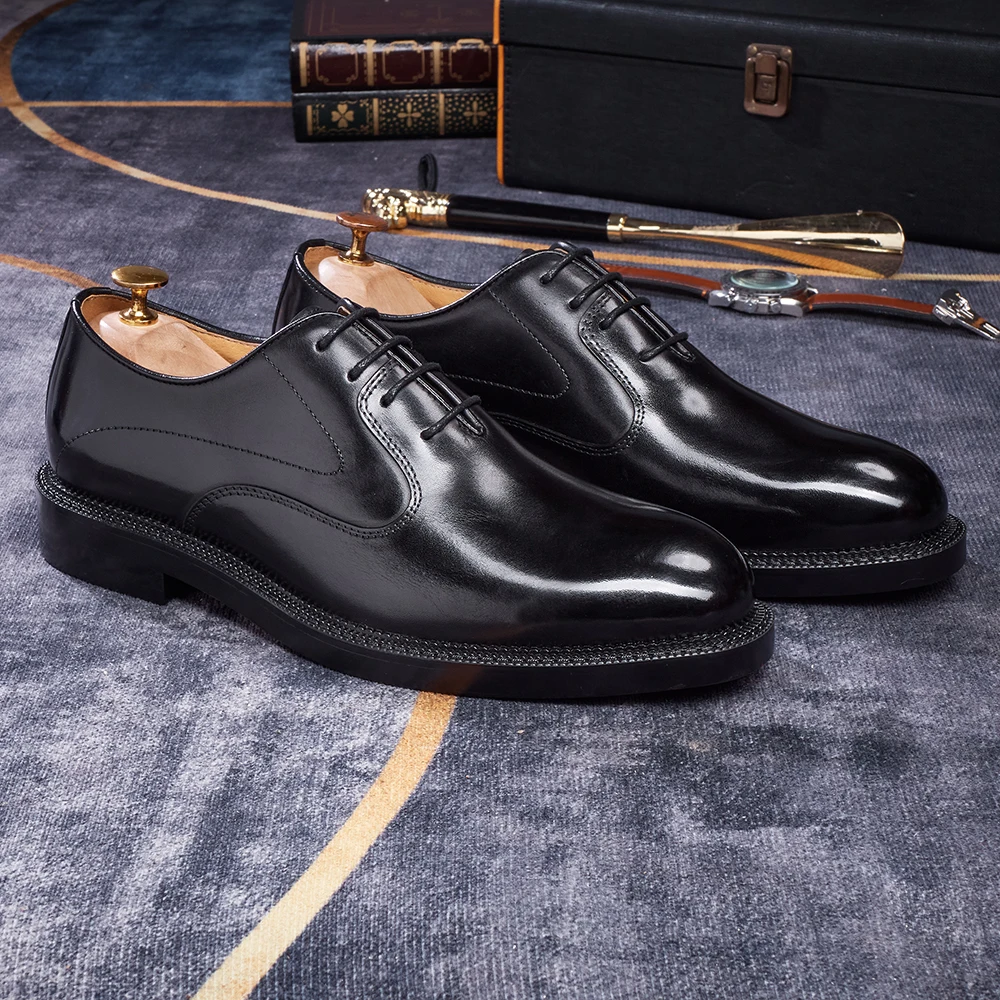 أحذية ديربي للرجال أحذية رسمية رجالية قابلة للتنفس أحذية زفاف مكتبية جلدية عالية الجودة بأربطة أحذية عمل ملونة مصنوعة يدويًا