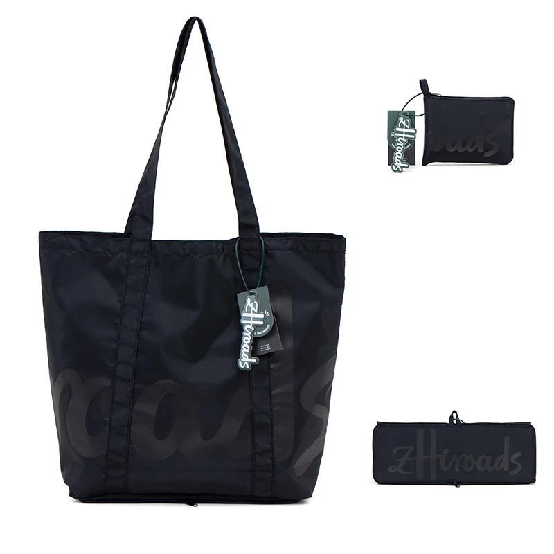 Zhiroads Women's Foldable Polyester Tote Bag High Quality Shopping Shoulder Bag