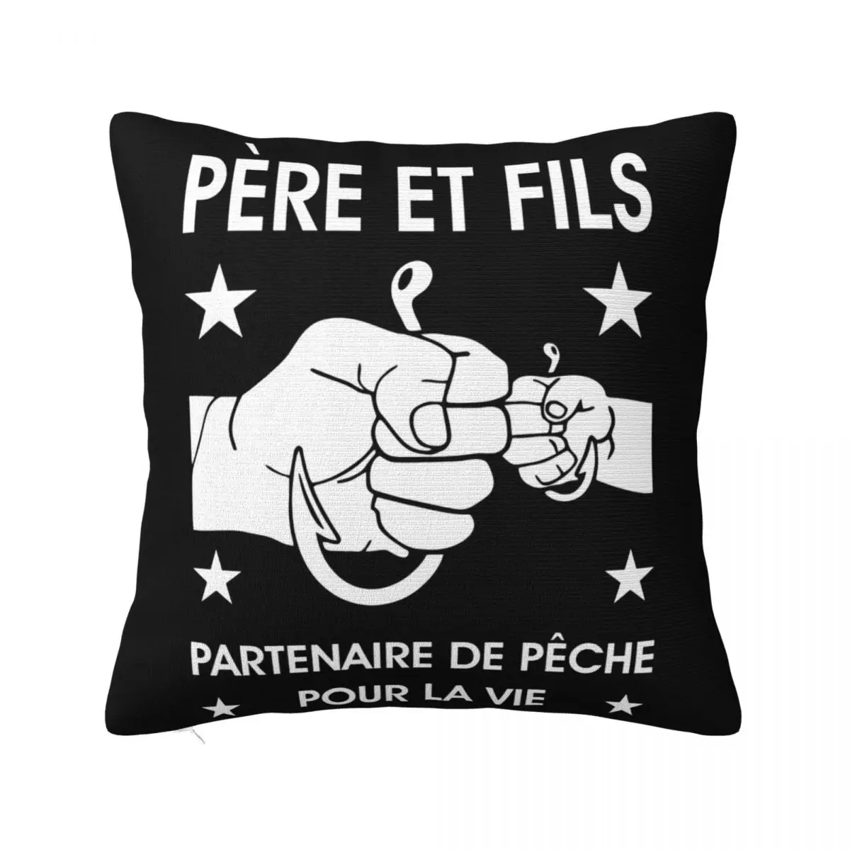 Personnalise Pere Et Fils Partenaire De Peche Pour La Vie A011 Text Plus Size Selling Boy Punk Mens Pillow Case