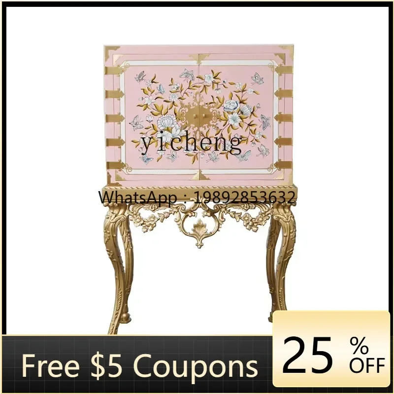 

Декоративный шкаф U8 из массива дерева с покраской, многофункциональный шкаф-локер, декоративный шкаф