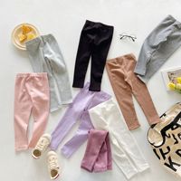 Girls' Autumn and Spring Leggings Children's Long Trousers Versatile Baby Outerwear Trousers