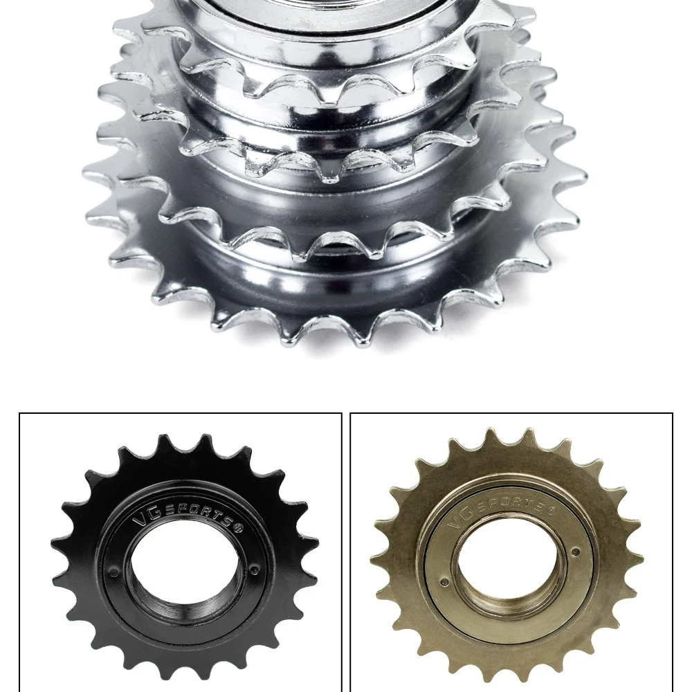 Bicycle Single Speed Flywheel Sprocket Part 16-22T for BMX 1 Speed Cog Gear 34mm Universal for Children\'s Folding Bike Scooter