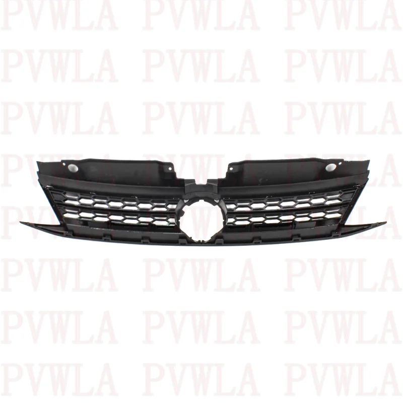 Front Bumper Center Grille With Chrome Trim 5C6853651P For VW Jetta GLI 2015 2016 2017 2018