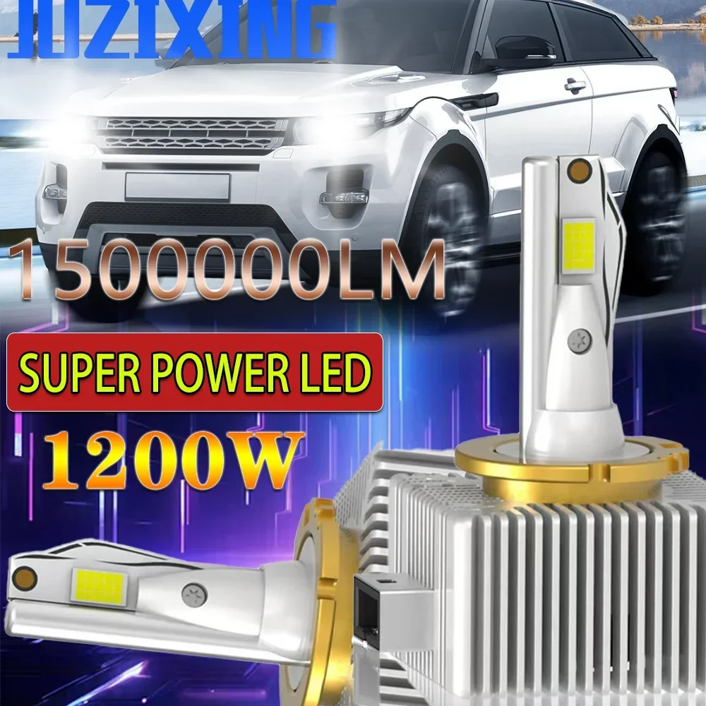 

JUZIXING Auto Headlights D2S D3S D4S D5S D8S BulbsPlug&Play CANBUS Led Two-sided Super Bright D1S D2S D4S 6500K LED Bulb