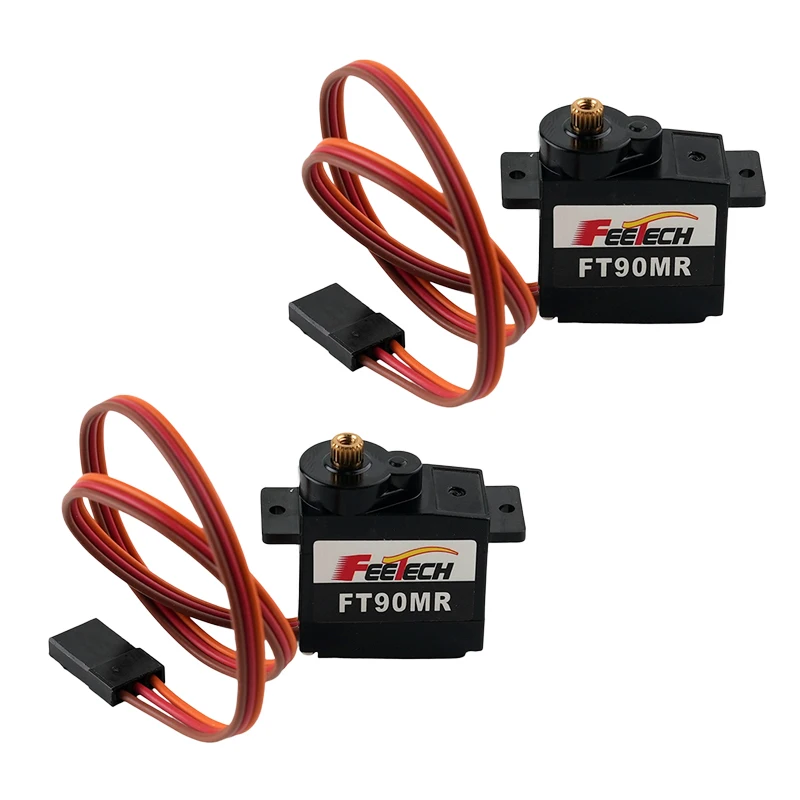 Feetech FT90MR 2kg Micro Helicopter RC Servo 9g 360 Degree Continuous Rotation Metal Gear Servos for Helicopter Toys Plane Parts