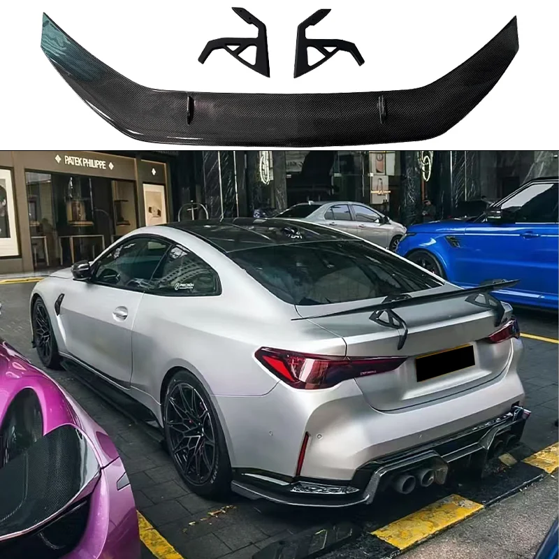 

Real Carbon Fibe Rear Trunk Lid Ducktail Spoiler Wings For BMW G20 G28 G22 G23 G26 G80 G82 M3 M4 GT Styling Rear spoiler