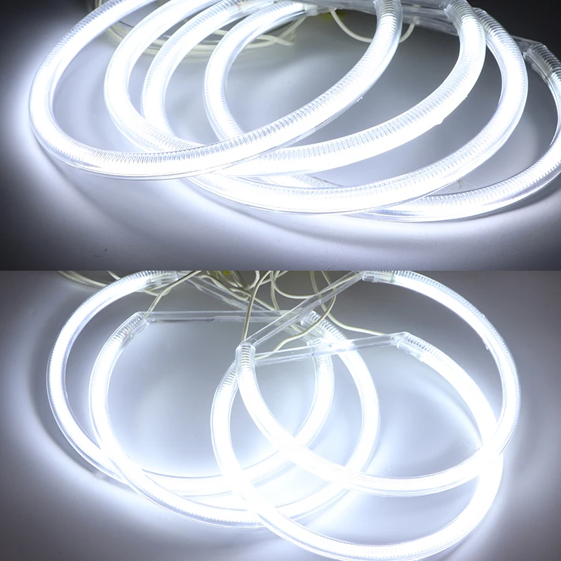 for BMW 3 series E46 316i 318i 320i 323i 325i 328i 330i 318d 1997-2006 WHITE CCFL Headlight Angel Demon Eyes Kit Light