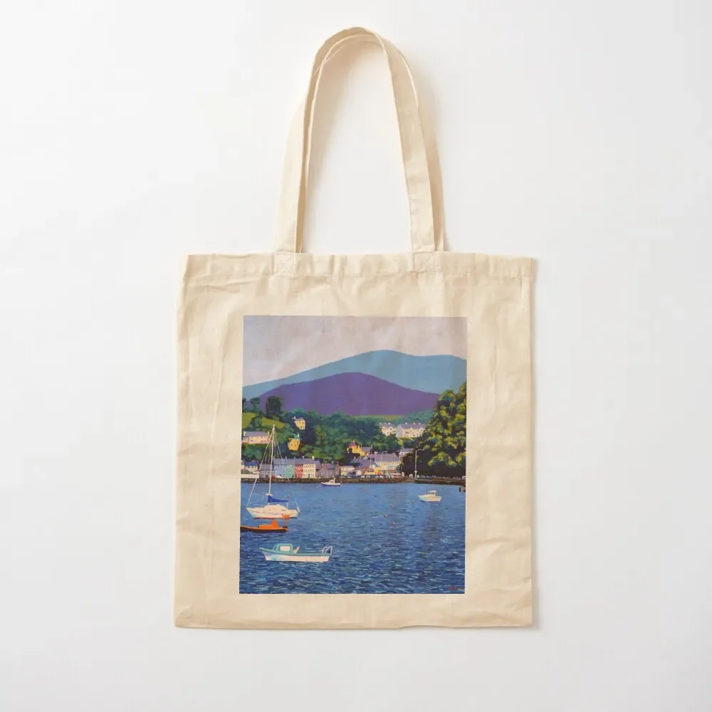 بانتري باي، كاونتي كورك، أيرلندا حمل حقيبة قماش حقيبة أكياس بقالة قابلة لإعادة الاستخدام حقيبة حمل لطيفة حقائب كبيرة للنساء