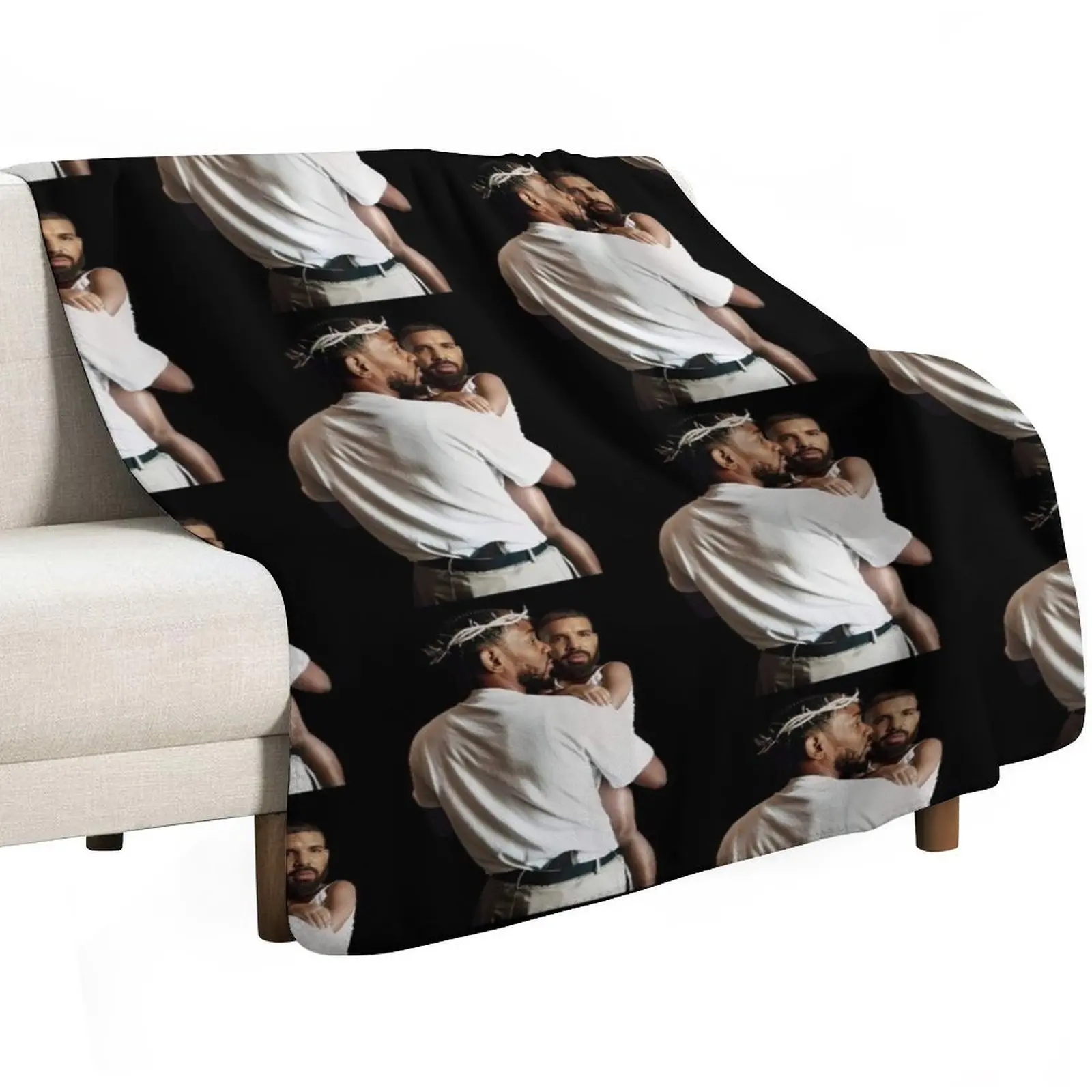 

Kendrick Lamar Holding Baby Drake Throw Blanket Bed Fashionable Decorative Beds for winter Soft Blankets