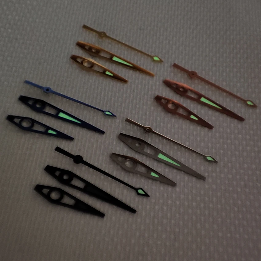 NH35 Hands Watch Accessories Multi Color Hands Green Luminous Suitable For NH35 NH36/4R Movement