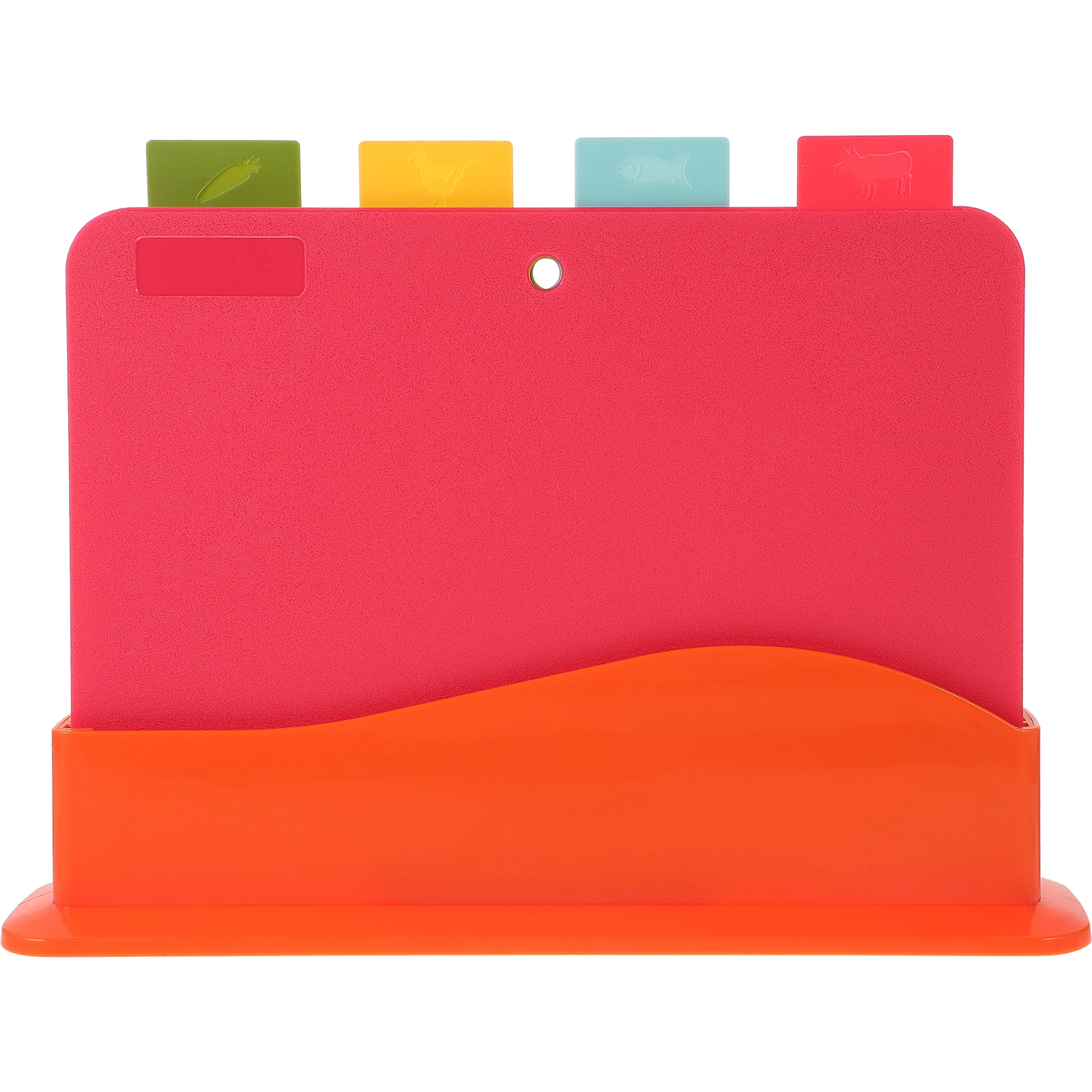 

4 Pcs Anti-mold Plastic Cutting Board Multi-purpose Boards Home Cooking Vegetables Set