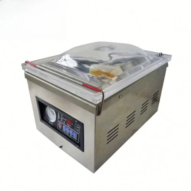 

Food vacuum packaging machinery room double vacuum sealing machine
