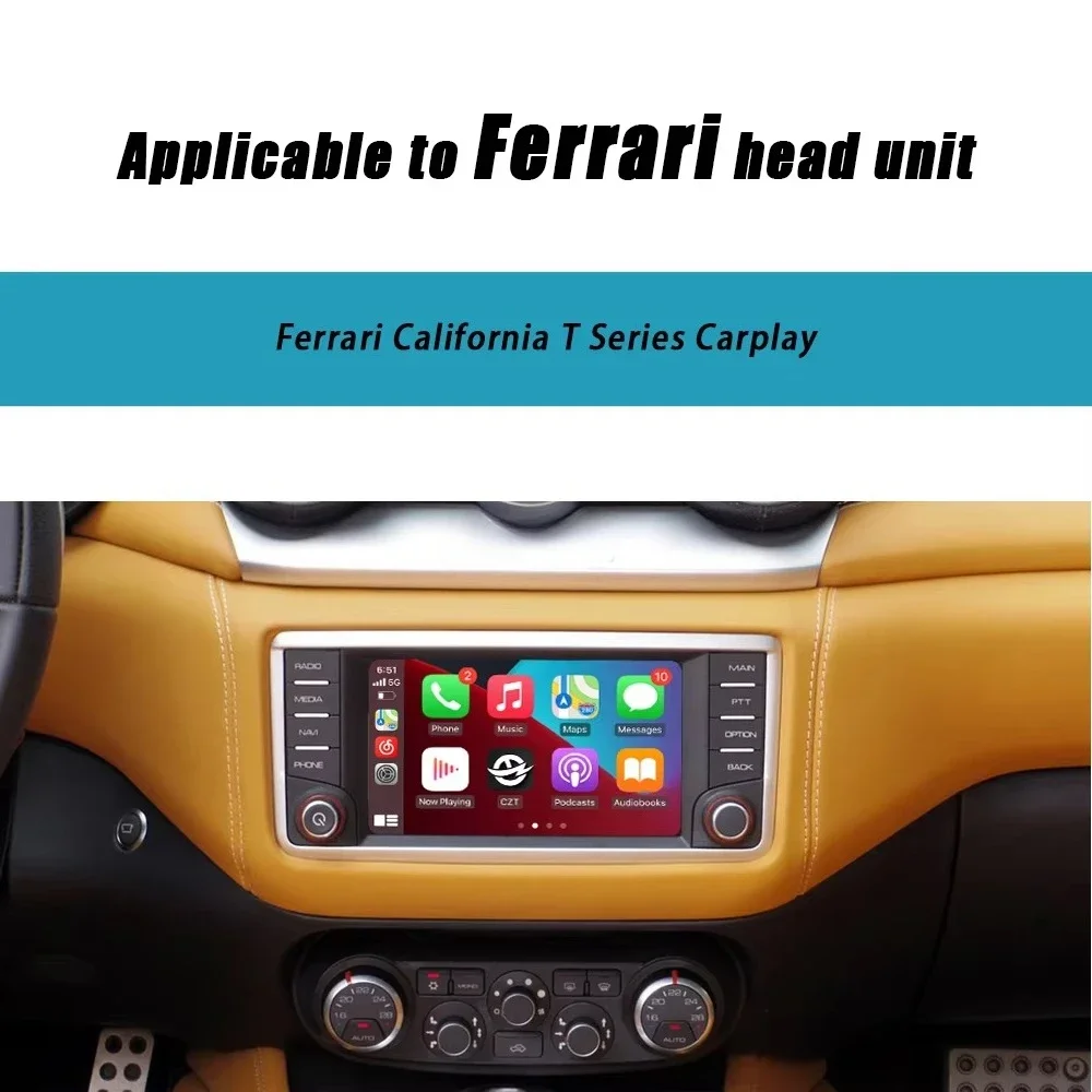 CZT-AUTO Wireless CarPlay Android Auto Adapter for DVD Player California Upgrade Screen Bluetooth Navigation Mirror