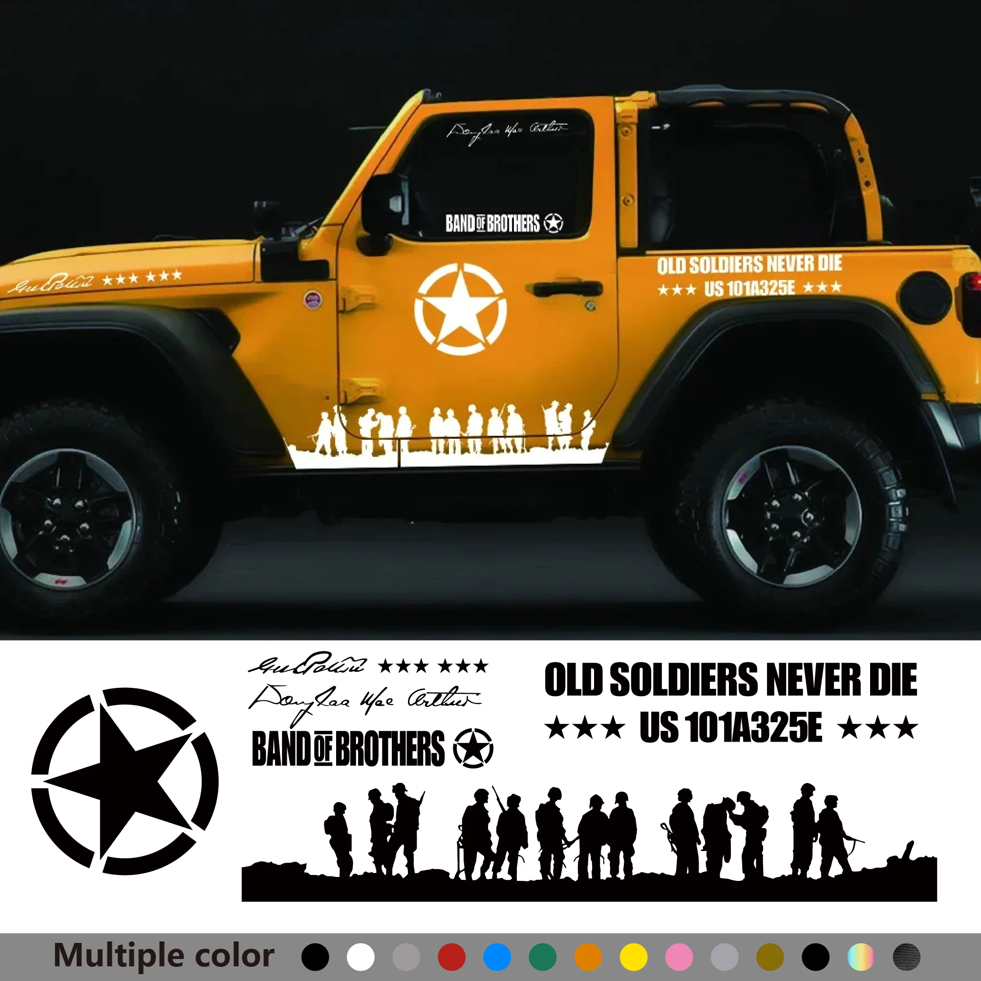 

12 шт., виниловые аксессуары для дверей автомобиля Jeep Wrangler JK TJ Jl YJ