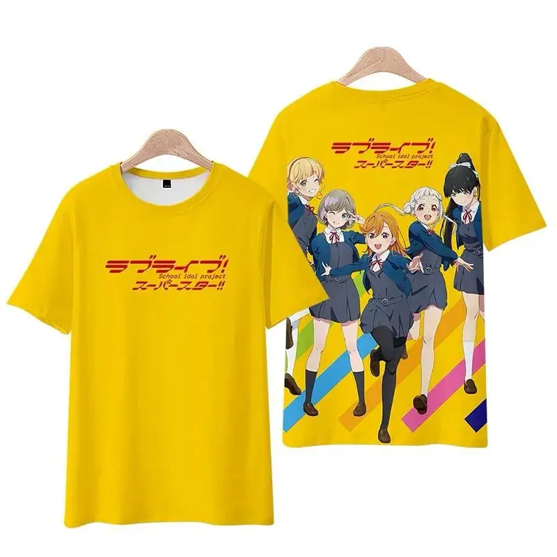 2026 New LoveLive SuperStar 3d T-shirt Kawaii Anime Men Women T Shirts Tops Casual O-neck Short Sleeve T-shirts Tee Shirt