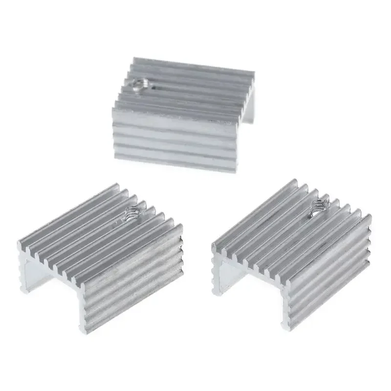 Aluminium TO-220 Heatsink TO 220 Heat Sink Transistor Radiator TO220 Cooler Cooling 20x15x10MM