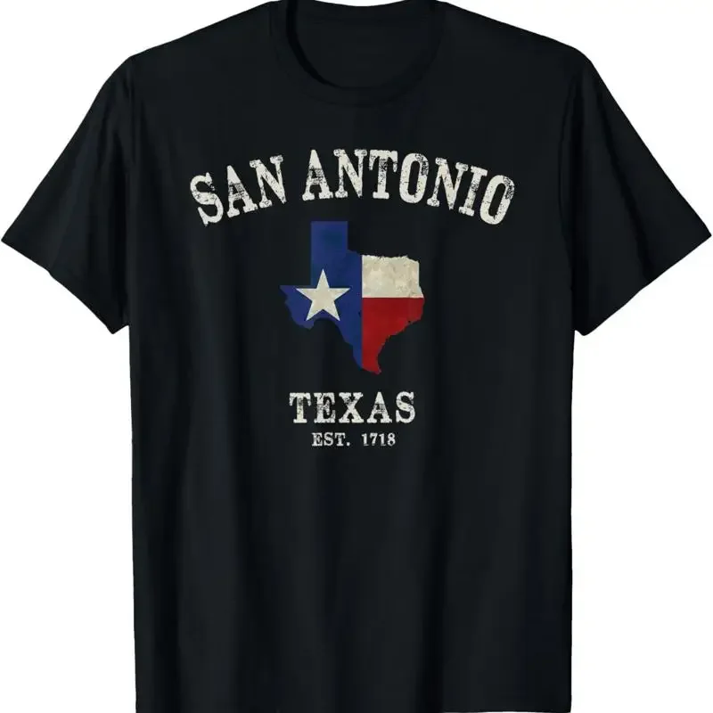Camiseta vintage San Antonio Texas EST 1718