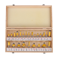 24pcs Router Bit Set 8mm Shank Trimming Straight Beading Milling Cutter Professional Quality Clean Cuts Woodworking Tool