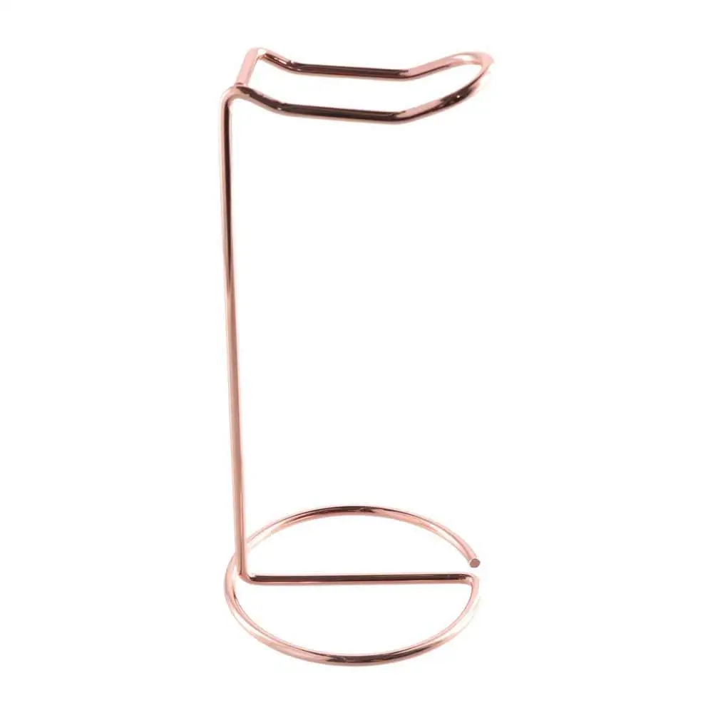 Simple Desktop Holder Earphone Display Rack Hanger Rose Gold Metal Headphone Stand Minimalism Headset Stand Table Desk Orgnizer