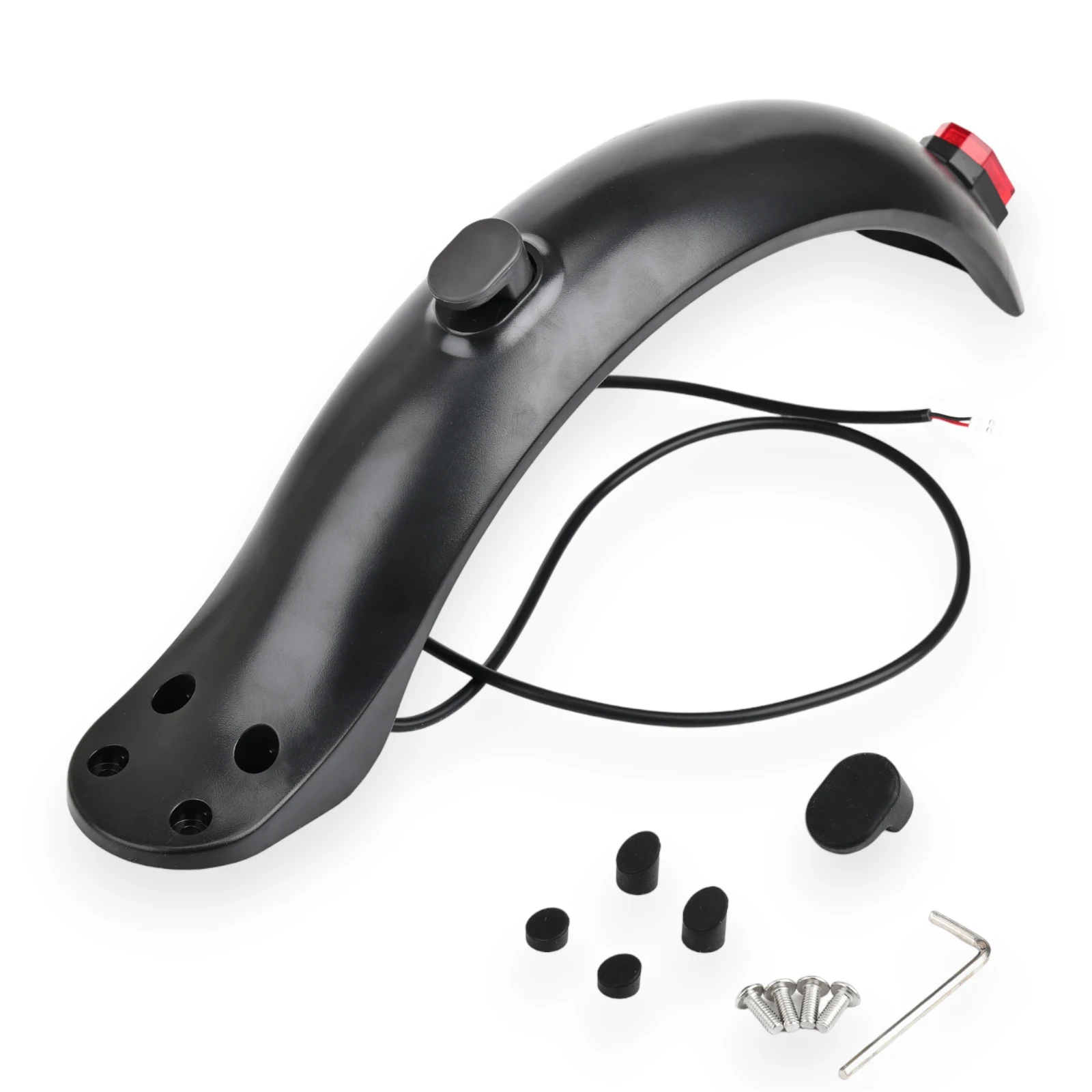 4 Hole Mudguard for OEM Electric Scooter Rear Fender Baffle 4 Hole 8.5 Inch Scooter Fender with Screws