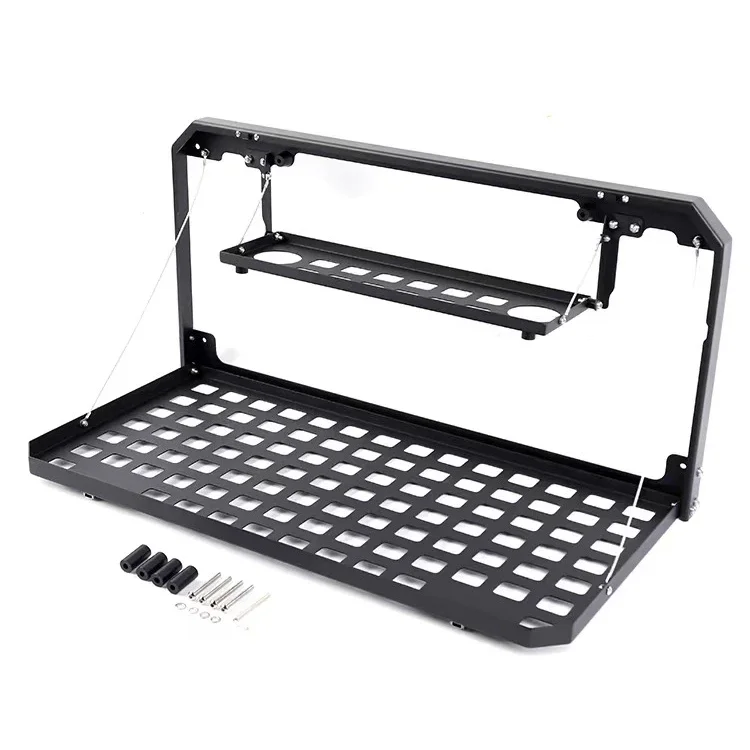 FOR JETOUR T2 TRAVELER REAR DOOR STORAGE For Jetour T2 Traveler Rear Door Storage Molle Panel Cargo Organizer Shelf Rack Tool
