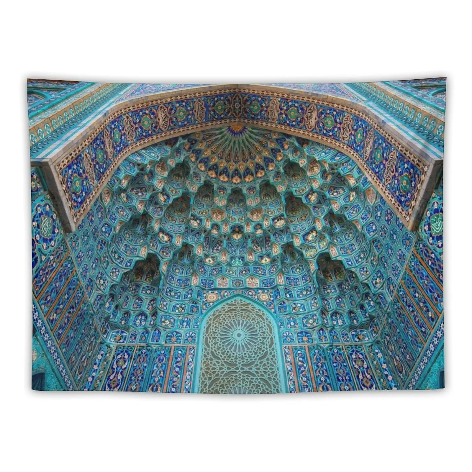 Saint Petersburg Mosque in Russia Tapestry Home Supplies Decoration Aesthetic Home Decor Accessories Tapestry