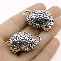 5pcs Medicine Science Human Organs Brain Heart Lung Charms Pendant For Jewelry Making DIY Crafts Making