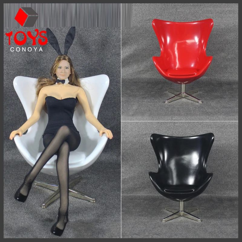 

ZYTOYS ZY3008 1/6 Scale Fashion Armchair Sofa Arc-shaped Space Chair Model For 12inch Action Figure Body