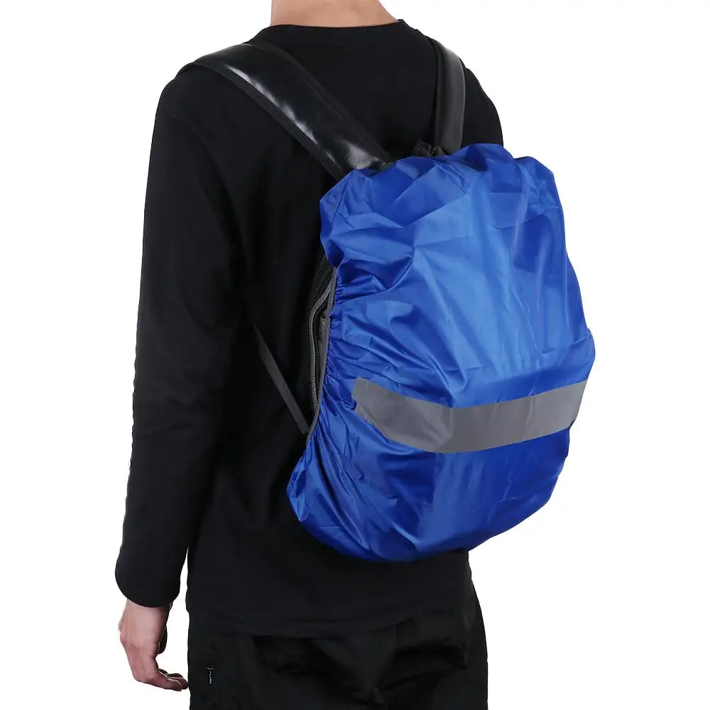 20/35L Reflective Rucksack Cycling Backpack Rain Cover Bag Raincoat Travel Package Waterproof Fabrics