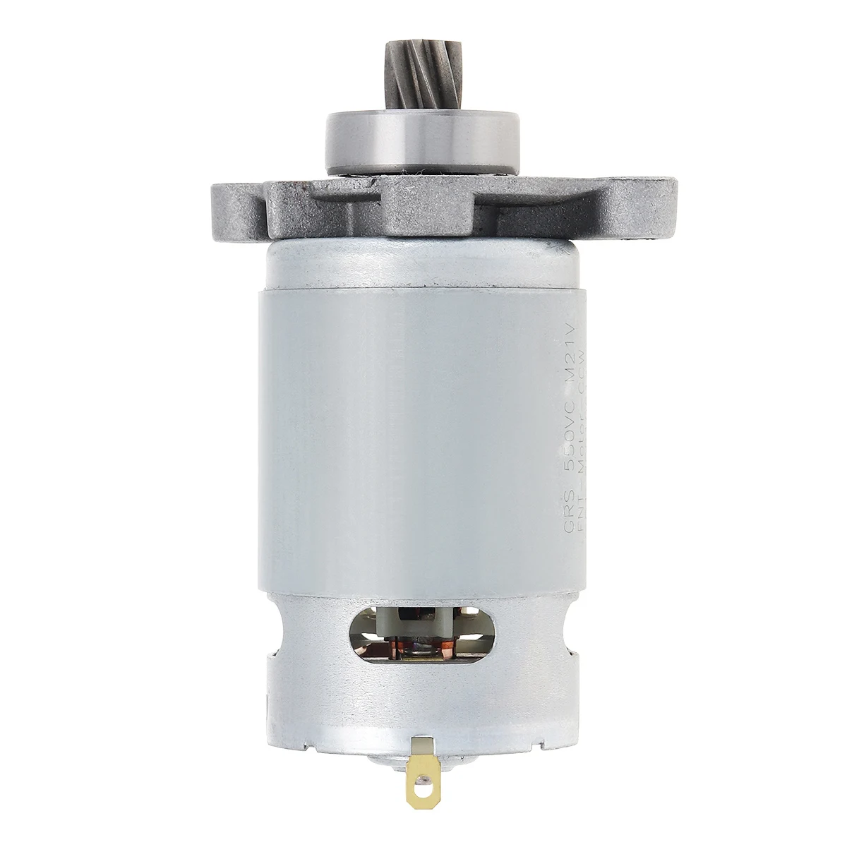 RS550 8 Teeth DC Motor 21V Saw Motor with Helical Teeth Gear for Electric Saber Saw Handheld Cutting Lithium Electric Saw Tool