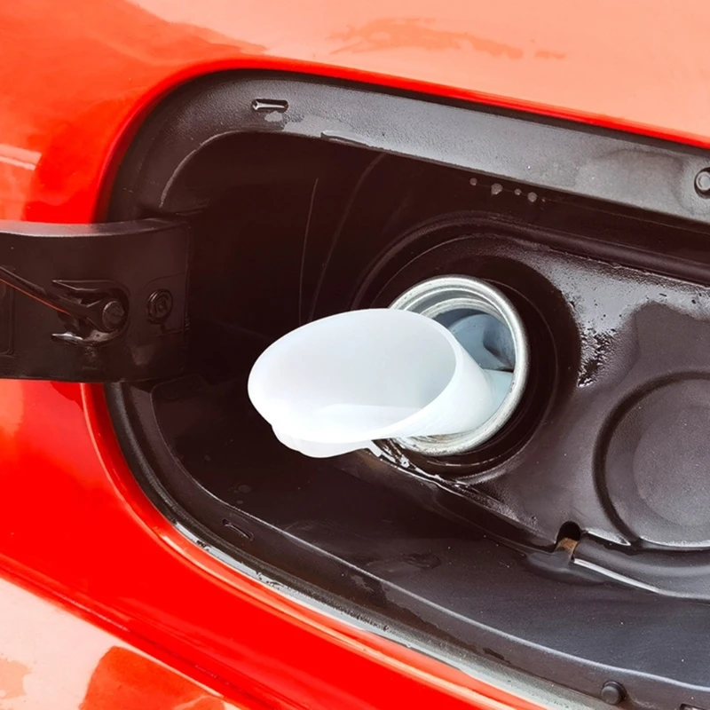 2Pcs Car Fuels Tanks Funnel Tube Waterproof Vehicle Fill Funnel Accessories Dropship