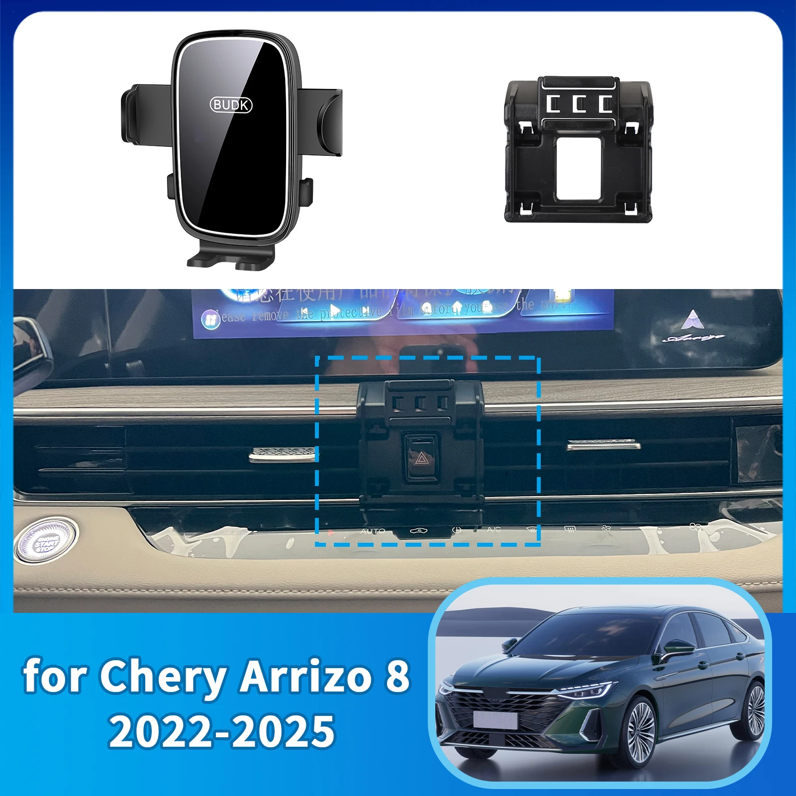 

Car Mobile Phone Holder for Chery Arrizo 8 2022 2023 2024 2025 Navigation Stand Auto Accessories GPS Bracket