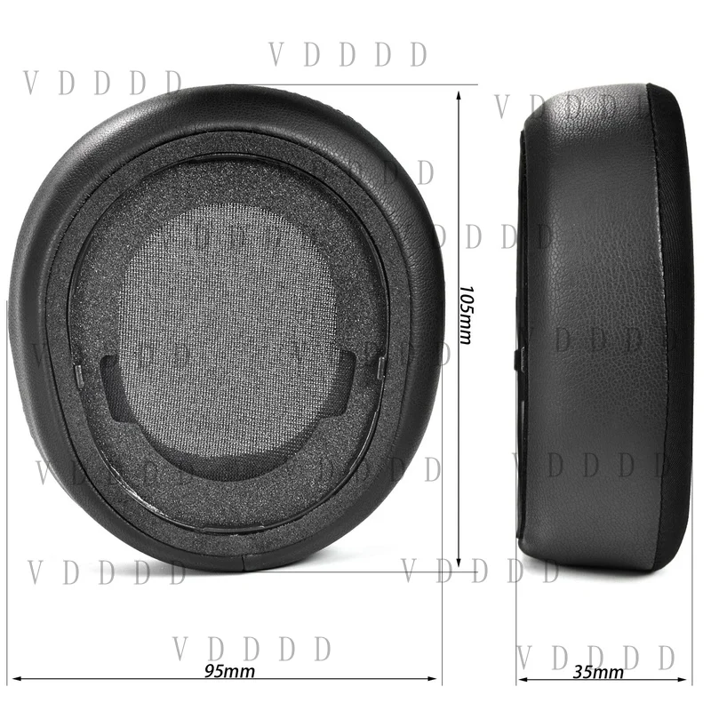 L... Black Cooling-Gel Ear Pads Cushions for SteelSeries Arctis Nova Pro Wireless