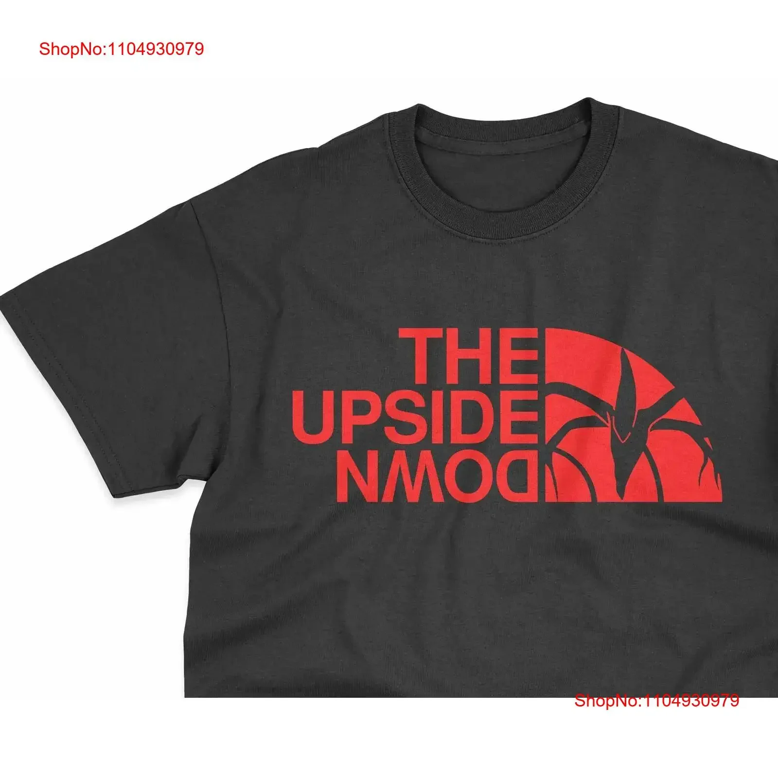 تي شيرت The Upside Down Stranger Mind Flayer تي شيرت عتيق مغسول ملابس الشارع الناعمة المصممة ملابس أنيقة قابلة للتنفس للجنسين كاجوال