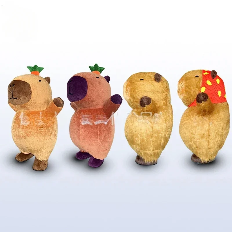 インフレータブルカピバラマスコットコスチューム ハロウィン クリスマス 動物コスプレ 広告衣装 大人用 ファンシーパーティードレス 電池不要