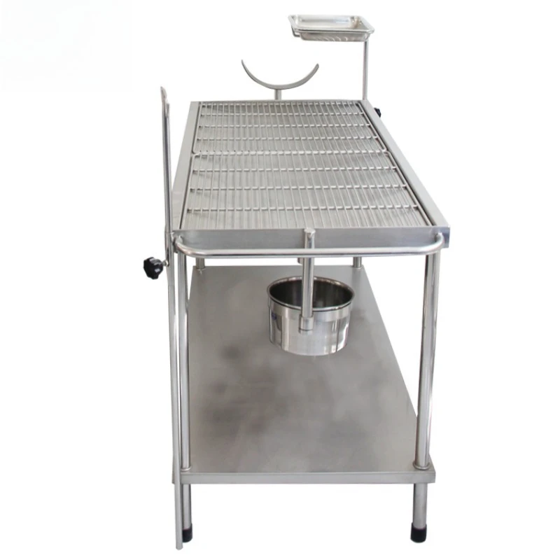 2026 Electric Operating Veterinary Monitoring Table with Animal Fixed Scaffold for Animal Care and Supplies