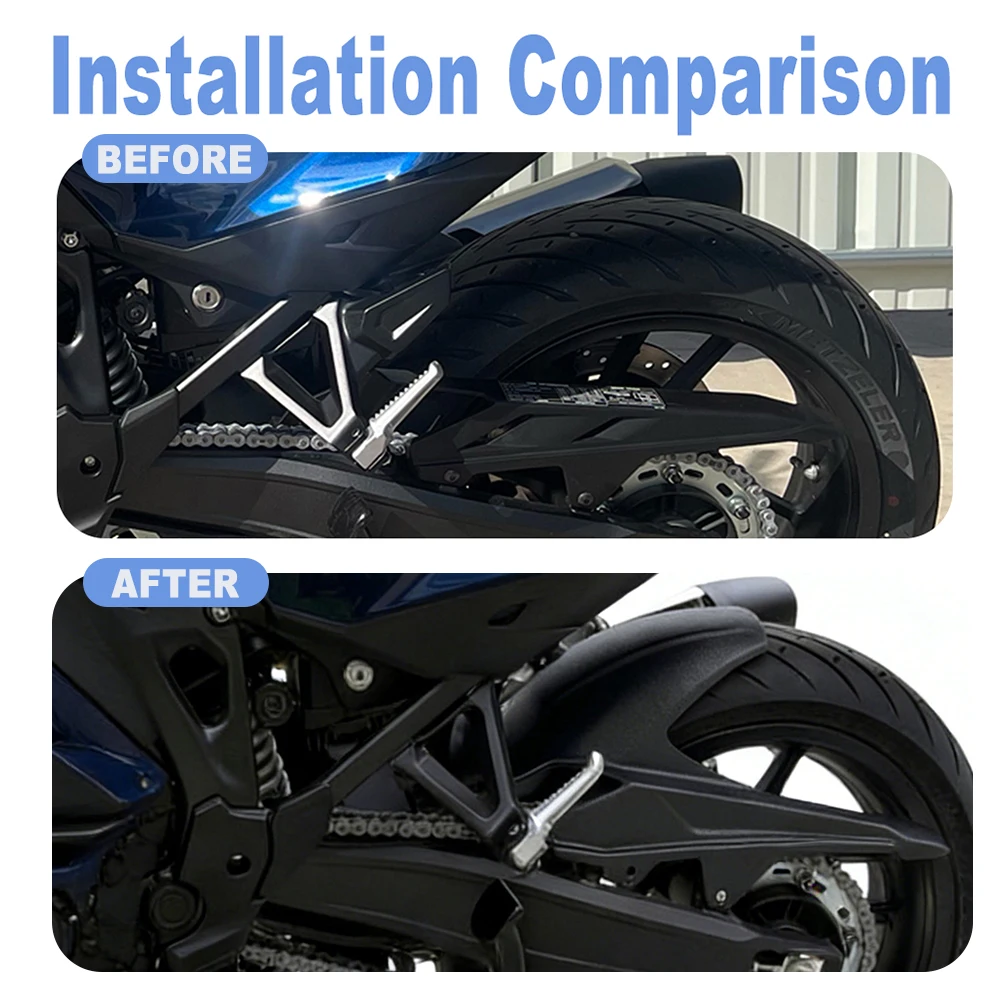 For Honda NT1100 NT 1100 DCT 2025 2026 Motorcycle Rear Mudguard Wheel Hugger Fender Mud Extension Splash Guard Sand Shield