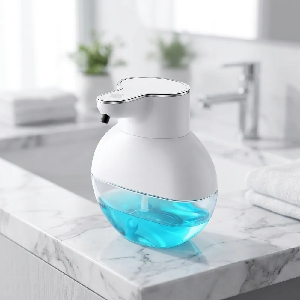 Touchless Foaming Soap Dispenser with Adjustable Output 400ml Reservoir USB Charging for Long Term Reliable Performance