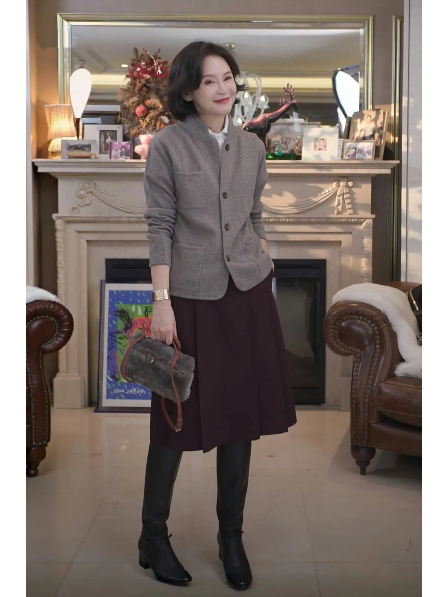 

Пальто Bla Label из 90% австралийской мериносовой шерсти, тонкое, повседневное, для молодежи, женское, на машинной вязке STOLL