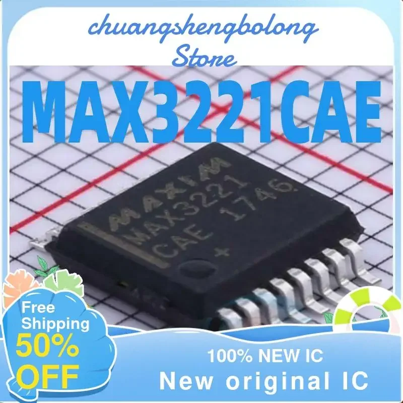 10 قطعة MAX3221 MAX3221CAE MAX3221EAE SSOP16 جديد الأصلي IC