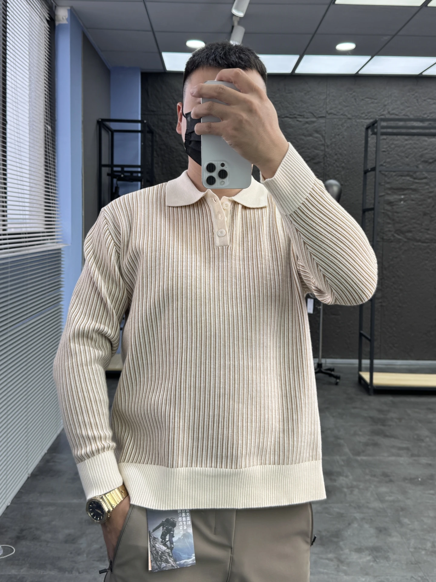 

Thiened Long Sve irt повседневный вязаный свитер для мужчин с отложным воротником, теплый для отдыха, нейлоновая ткань, осень-зима