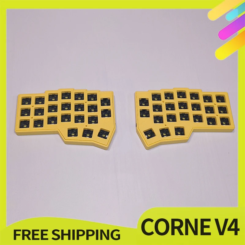 corne v4 dividir kit teclado ergonomia custom suporte modulo unico via wired kit teclado mecanico escritorio acessorios 01