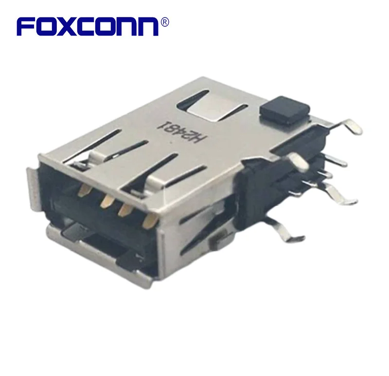 Foxconn UB31123-K1-4F Usb Type A Moederbord 4P 2.0 Lange Body Side Socket