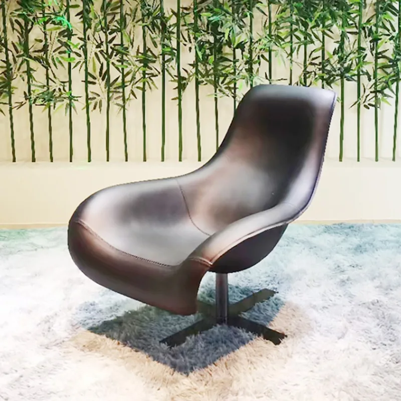 Single sofa chair, creative and simple duck tongue chair, hotel villa leisure chair