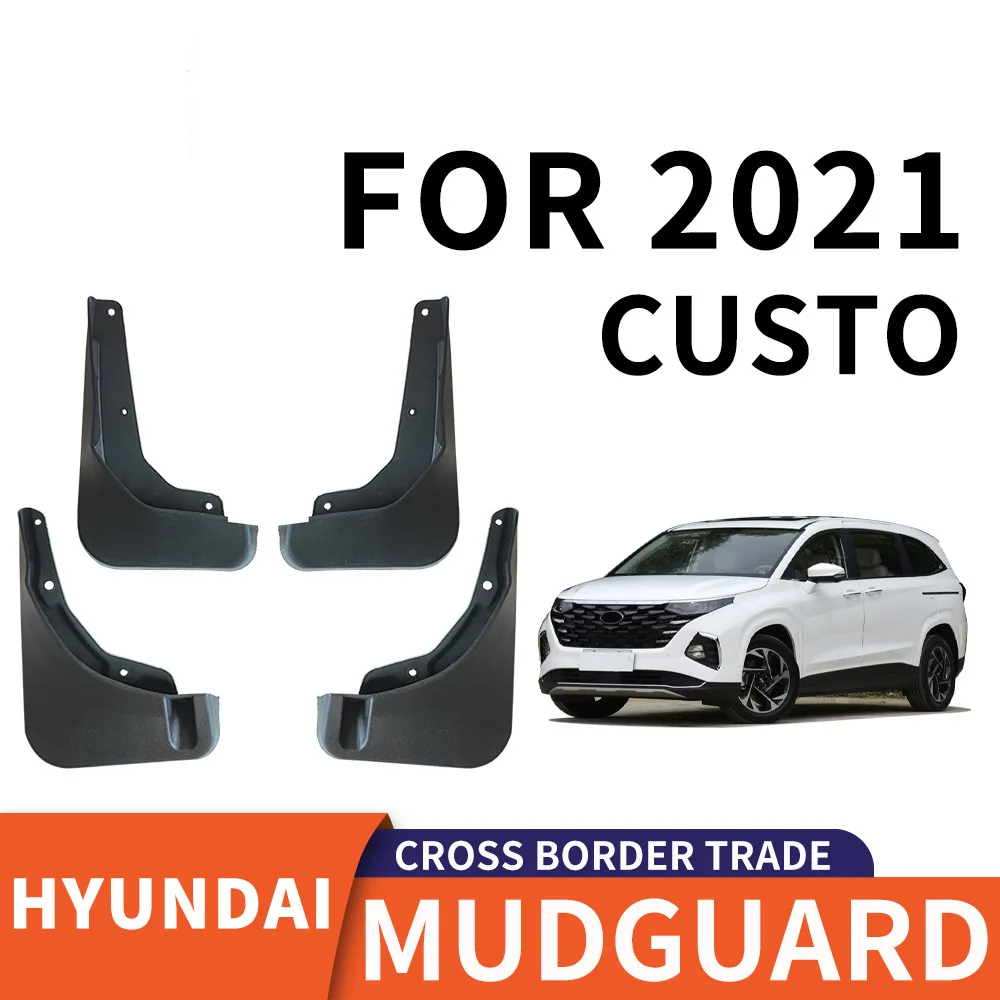 

For 2021 Hyundai CUSTO mudguard Mudflaps Front Rear Flares Splash Guards Cover Car Accessoie