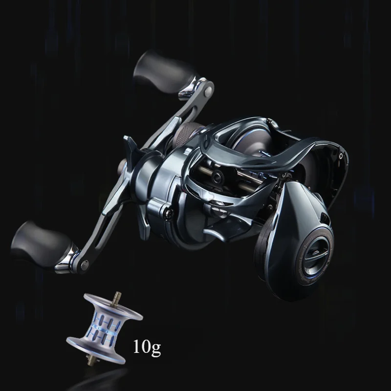 Lightweight 161g Spinning Reels Baitcasting Water Droplet Wheel 8.1:1High Speed Ratio 7+1NMB Bearing 8KG Drag Raft Fishing Wheel