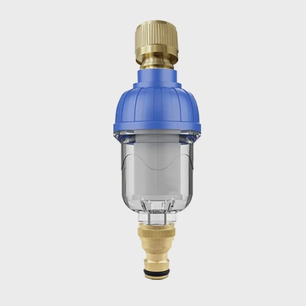 High Pressure Car Wash Machine Pre Filter Stainless Steel PVC Connector For RV Camper Water Inlet Pipe Plumbing Accessories